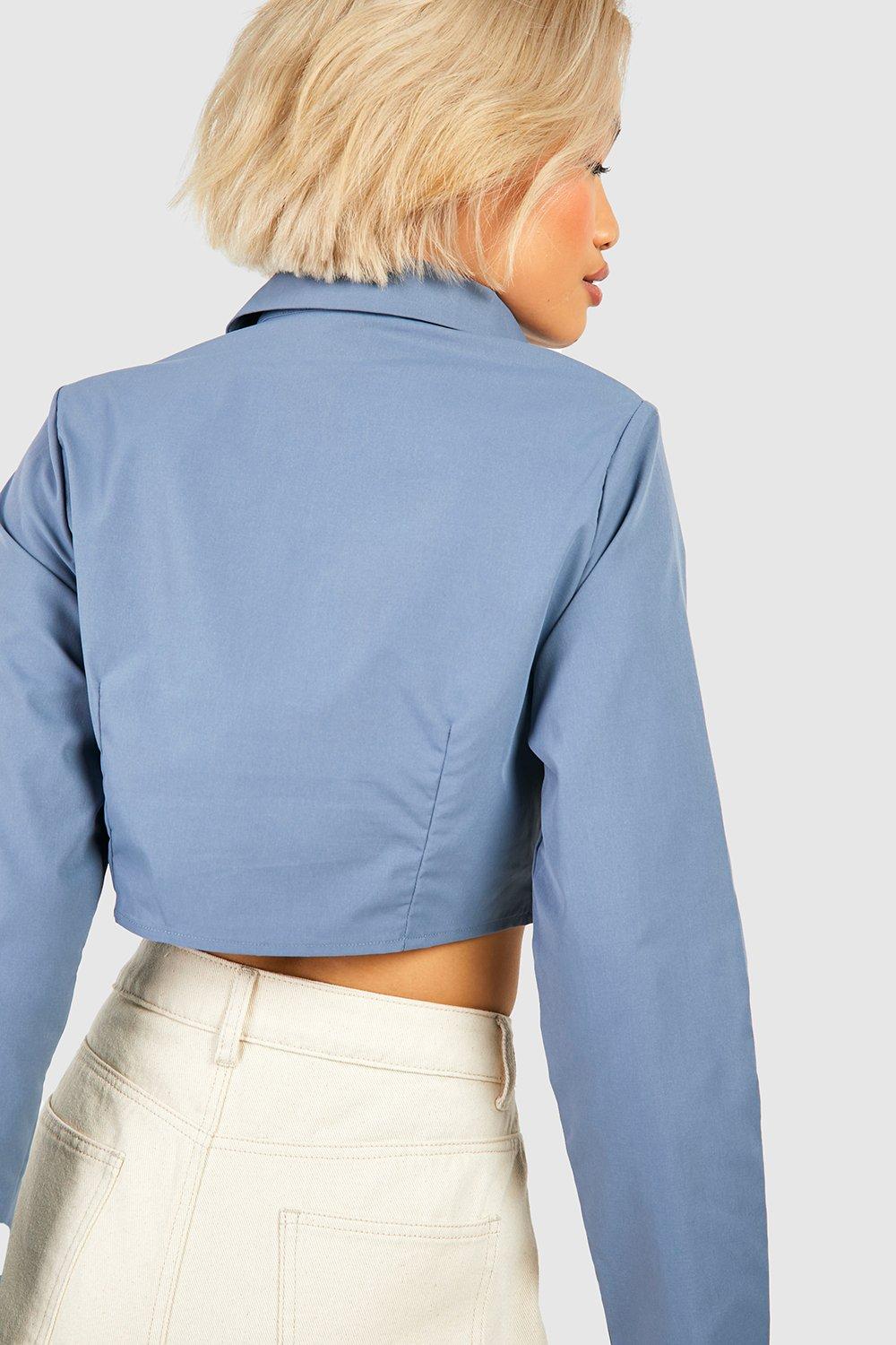 Blue shoulder pad top sale